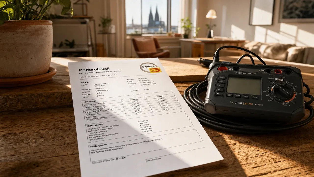 Haftungsfalle für Vermieter im Rheinland: Warum der E-Check nach VDE-Norm 2026 zur Pflichtaufgabe für die Rechtssicherheit wird